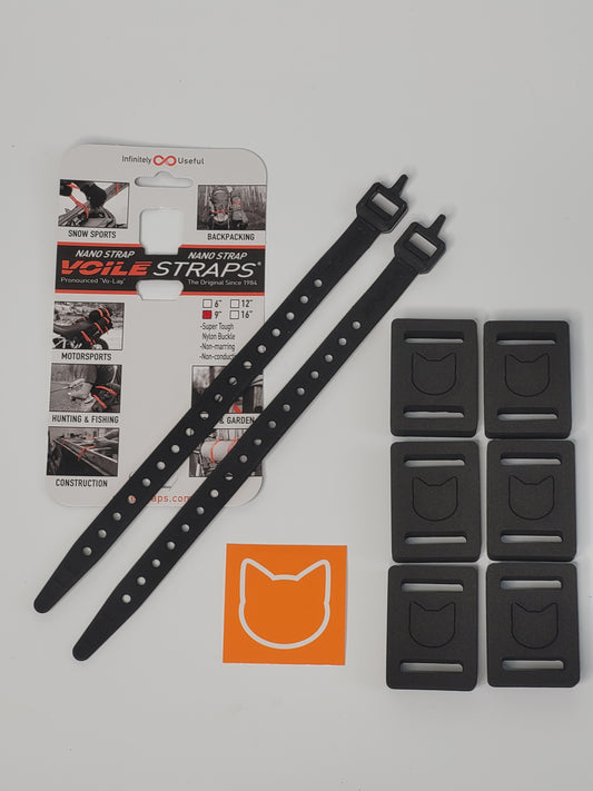Strap upgrade kit: 2 Voile Straps + 6 spacers