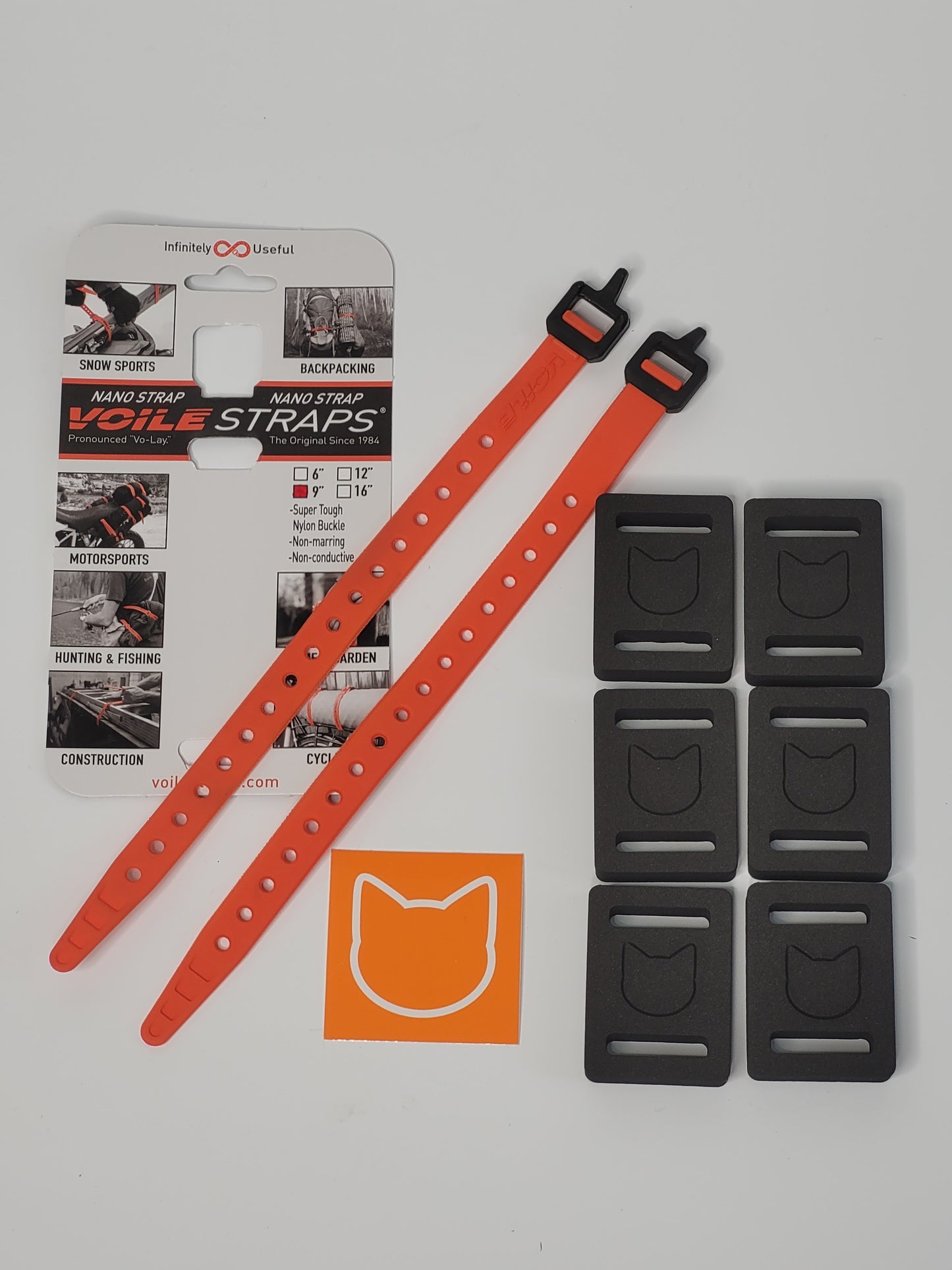 Strap upgrade kit: 2 Voile Straps + 6 spacers
